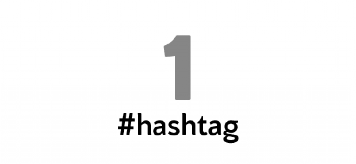 1 hashtag