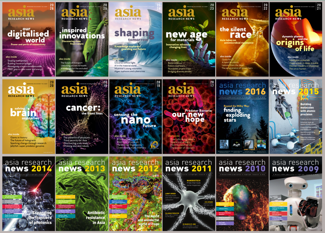 All editions of Asia Research News