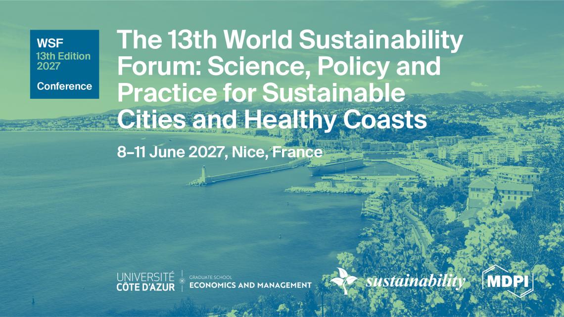 The 13th World Sustainability Forum: Science, Policy and Practice for Sustainable Cities and Healthy Coasts