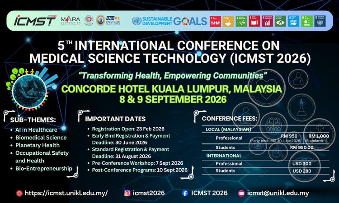 5th International Conference on Medical Science Technology (ICMST 2026)