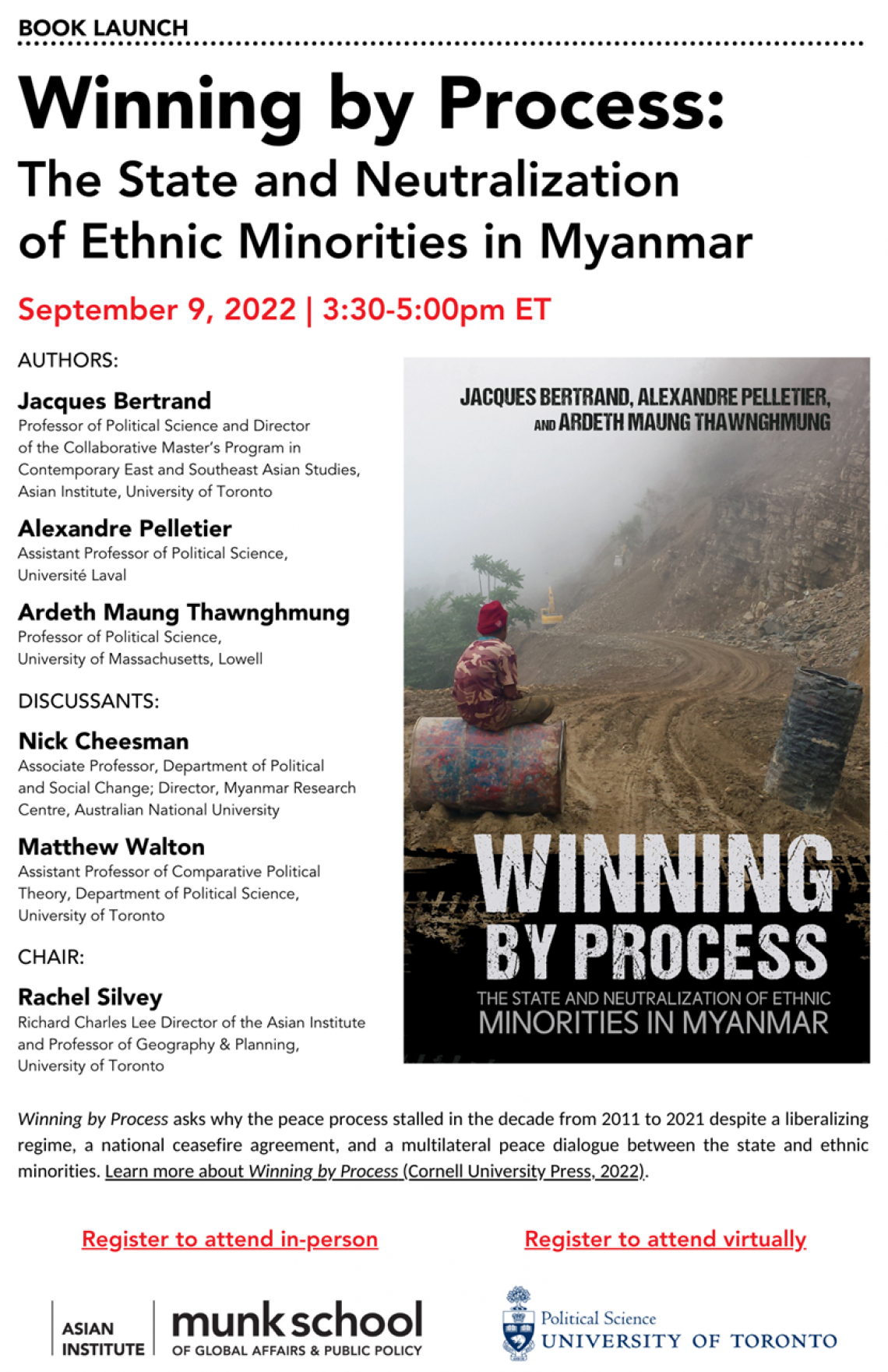 Winning by Process: The State and Neutralization of Ethnic Minorities in Myanmar