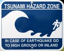 Tsunami sign