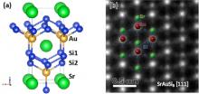 Images of the superconductor, SrAuSi3 