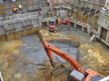 Clay-construction site
