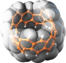 Structure of a carbon nanobelt