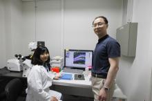 Professor Seong-Woon Yu in the Department of Brain and Cognitive Sciences at DGIST (right), Seonghee Jung in the M.S.-Ph.D. Integrated Program in the Department of Brain and Cognitive Sciences at DGIST (left)