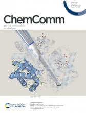 Inside cover art selected for the Jan. 18, 2022 issue of Chemical Communications