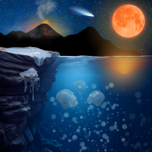 New “prebiotic gel-first” theory suggests life may have begun in sticky, surface-bound gels