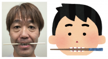 Participants in the study were made to hold chopsticks in their mouth, which inhibited their ability to mimic facial expressions (Masaki O. Abe).