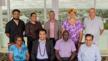 Members of the Pacific Academy Establishing Committee at their meeting in Auckland 20 February, 2024.