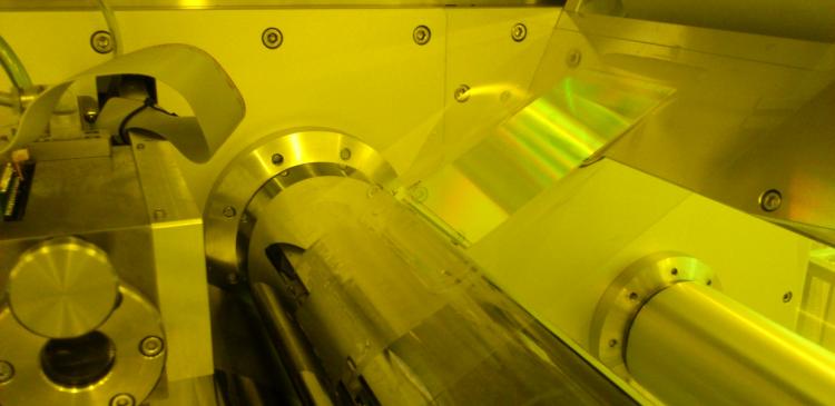Functional films via roll-to-roll nanoimprinting