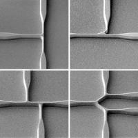 A variety of nanoplasmonic waveguides of complex shapes.