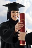 Woman graduation