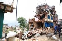 Collapsed building