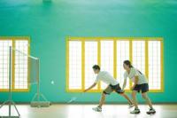 badminton players