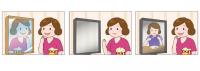 Food tastes better in front of a mirror, or even with a picture of yourself eating