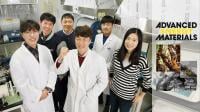 UNIST research team with world's first stretchable aqueous Li-ion batteries.