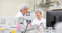 Solar scientists in the lab