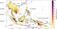 Map highlighting Southeast Asia’s peatlands, which act like giant carbon storage areas but are at risk of deforestation and drainage (Adapted from Masayuki Kondo et al., Global Biogeochemical Cycles, September 24, 2025). 