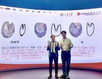 Lingnan University and Shandong University jointly develop the world’s first AI archaeological system dedicated to identifying ancient Chinese plant seeds. From left: Prof Sam Kwong Tak-wu, Associate Vice-President (Strategic Research), J.K. Lee Chair Professor of Computational Intelligence and Dean of the School of Graduate Studies at Lingnan University; and Prof Cong Runmin, Professor of the School of Control Science and Engineering at Shandong University and Senior Visiting Scholar at Lingnan University.
