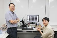 Professor Jae Eun Jang (left) in the Department of Information and Communication Engineering and Combined M.S.-Ph.D. program student Minkyung Shim (right)