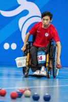 Hong Kong’s top boccia athlete Ng Chi-hang will join LU’s Bachelor of Business Administration (Honours) programme in the coming academic year. (Photo provided by Hong Kong Sports Association for the Physically Disabled)