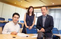 The Lingnan research team analyses over 16,000 social media videos worldwide with AI, revealing key marketing strategies that boost viewership. From left: Prof Sebastian Chung Yu-ho, Assistant Professor of the Department of Marketing and International Business; Prof Peng Ling, Head of the Department of Marketing and International Business; Prof Cui Geng, Professor of the Department of Marketing and International Business