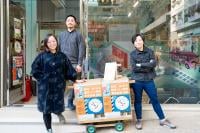 Lingnan University scholars and artists collaborate to showcase the reality of grassroots living. (From right: Prof Ruby Lai Yuen-shan, Mr Victor Sham Chung-tat, and Ms Miu Law.)