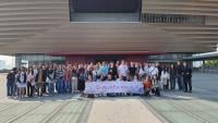 The inbound exchange students, accompanied by their buddies, visit the Hong Kong Palace Museum.