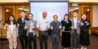 Dr Miguel Antonio Lim, Senior Lecturer in Education and Research Excellence Framework (REF) coordinator at the Manchester Institute of Education (4th on the left), takes a group photo with Prof Joshua Mok Ka-ho, Vice-President and Dean of the School of Graduate Studies at Lingnan University (4th on the right) and faculty members.