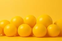 yellow spheres