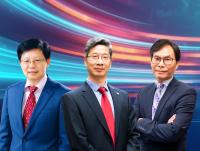 From left: Prof Song Yongduan, Prof Xin Yao, and Prof Sam Kwong Tak-wu