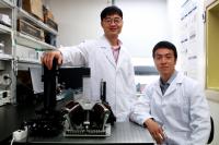 photo of Prof Choi, Hongsoo and Dr. Jeon, Seongwoong at Robotics Engineering, DGIST 