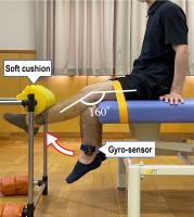 Measuring knee extension velocity without external load